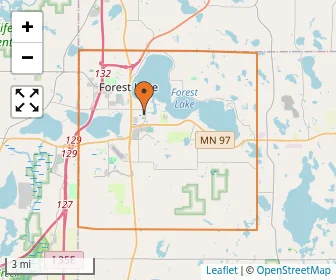 Area schools map
